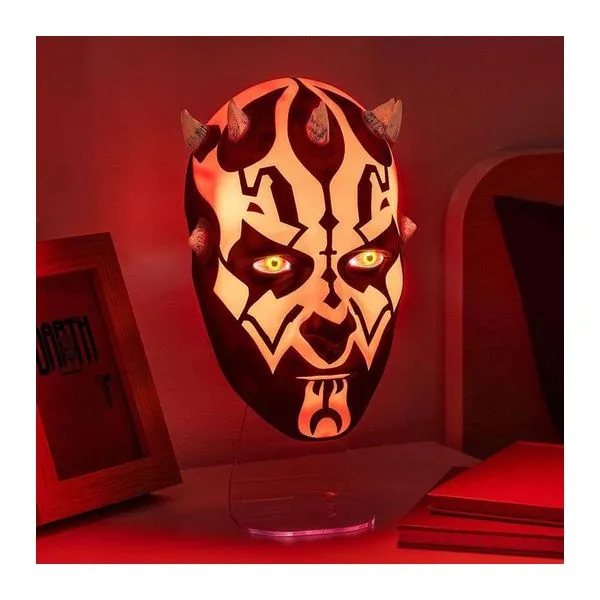 Star Wars Darth Maul arc alakú vörös fényű hangulatvilágítás