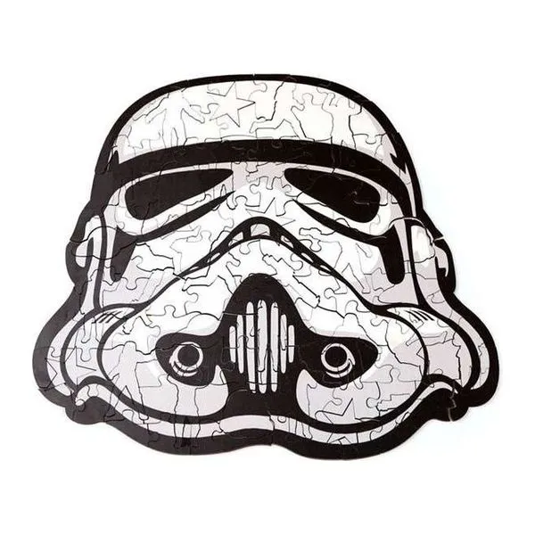 Star Wars Stormtrooper motívumú 130 darabos fa puzzle
