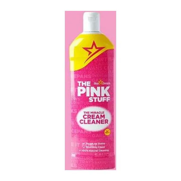 Stardrops The Pink Stuff cream cleaner rózsaszín folyékony krémtisztító 500 ml-es flakonban