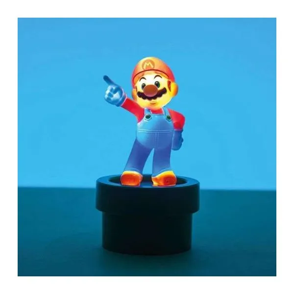 Super Mario 3D hangulatvilágítás, 20 cm magas műanyag figura