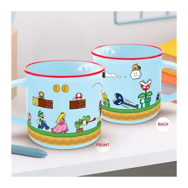Super Mario témájú gaming bögre 350 ml-es űrtartalommal