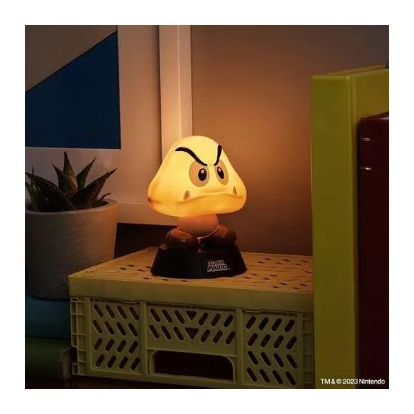 Super Mario Goomba formájú 3D hangulatvilágítás