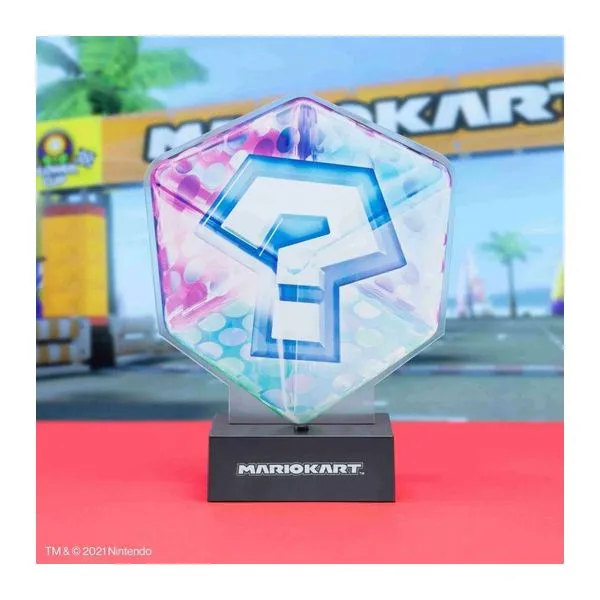 Super Mario Kart kérdőjeles doboz formájú hangulatvilágítás
