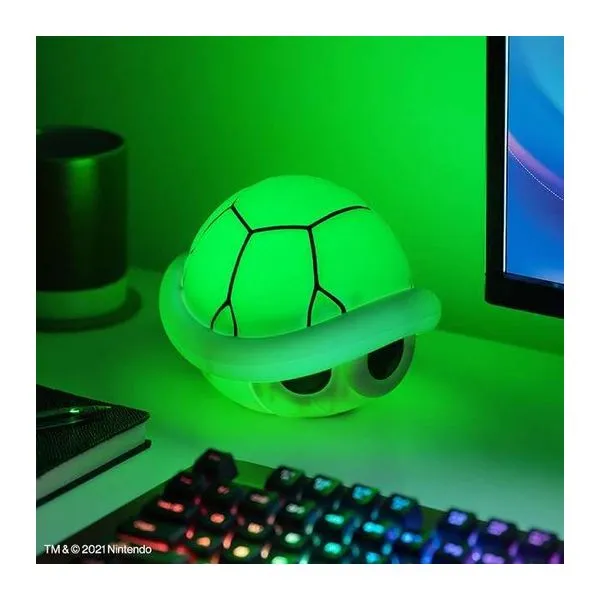 Zöld Super Mario teknőspáncél alakú hangulatvilágítás
