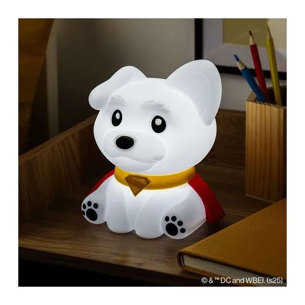 Superman Krypto szuperkutya SquishyGlo szilikon lámpa