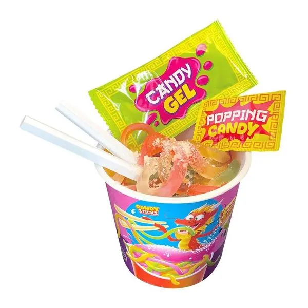 Sweet Flash Gummy Noodle Cup tésztapohár alakú gumicukor 65 g