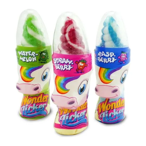 Sweet Flash Unicorn Wonder Licker unikornis nyalóka savanyú porral