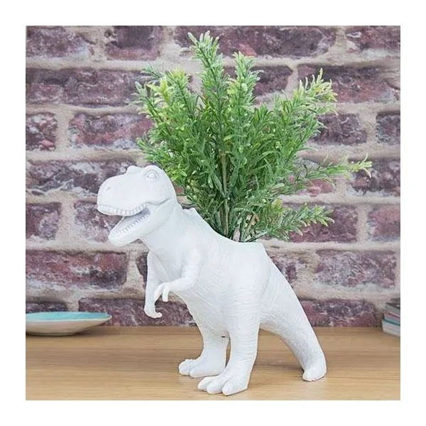 T-Rex dinoszaurusz formájú kaspó
