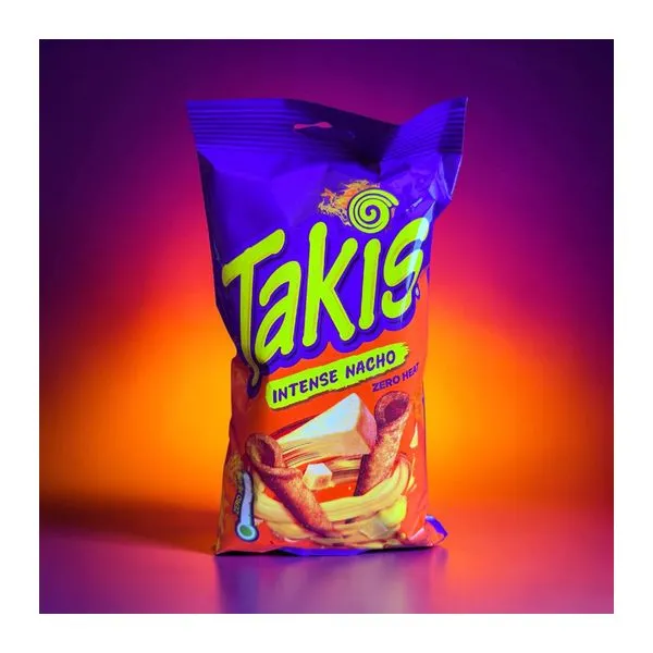 Takis Intense Nacho sajtos tortilla chips 100 g-os zacskóban