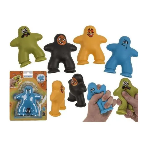 Tapadókorongos stresszoldó figura