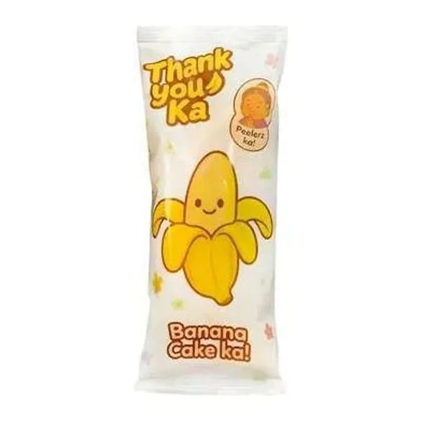 Thank You Ka Banana Cake hámozható banános sütemény 65 g-os csomagban