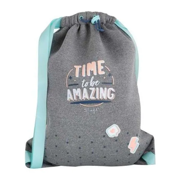 Time to be amazing feliratos neoprén tornazsák