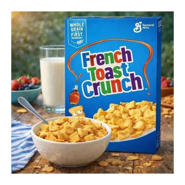 Toast Crunch French juharszirup és fahéj ízű gabonapehely 380 g-os dobozban
