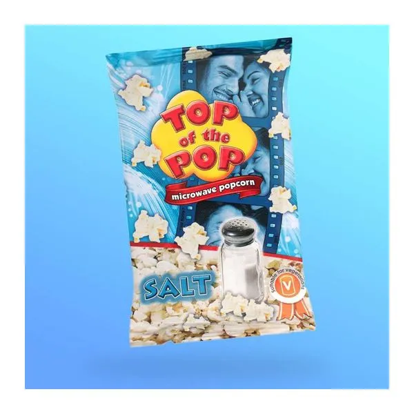 Top of the Pop mikrózható sós popcorn zacskója