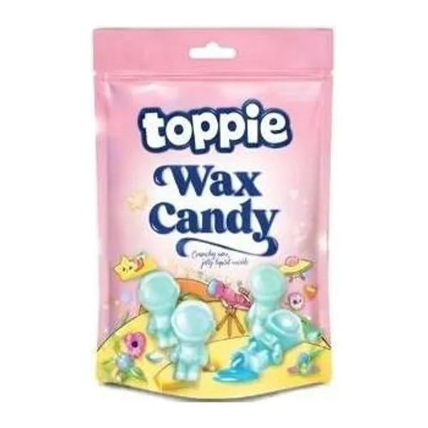 Toppie Wax Candy Astronaut áfonya ízű viaszkapszulás cukorka 40 g