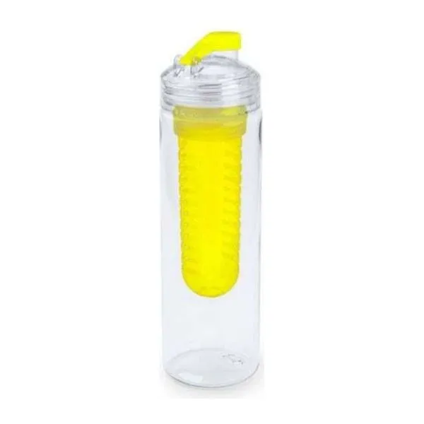 Átlátszó tritán infuser kulacs rácsos gyümölcstartó betéttel