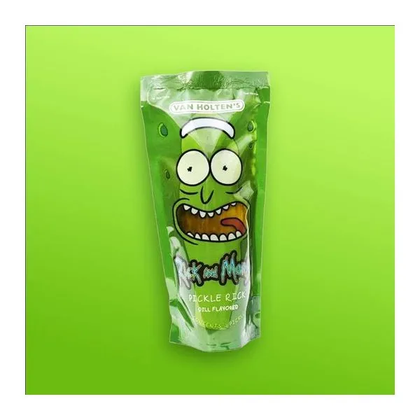 Van Holtens Rick and Morty Pickle Rick savanyú uborkás üveg 306 g