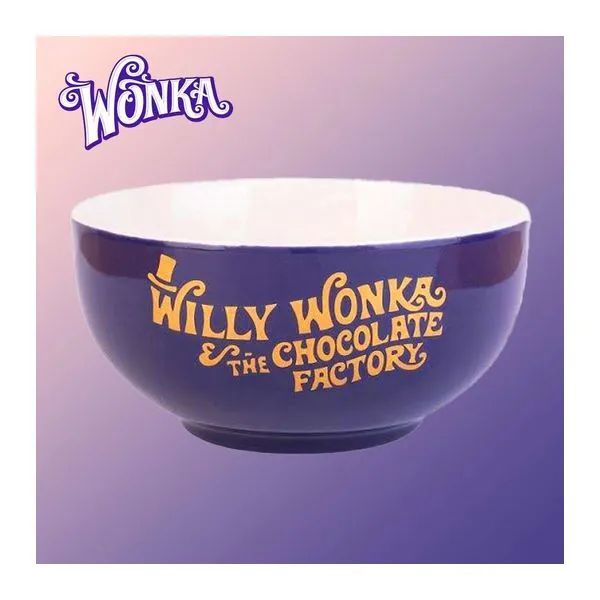 Willy Wonka témájú kerámia müzlis tál, 600 ml-es